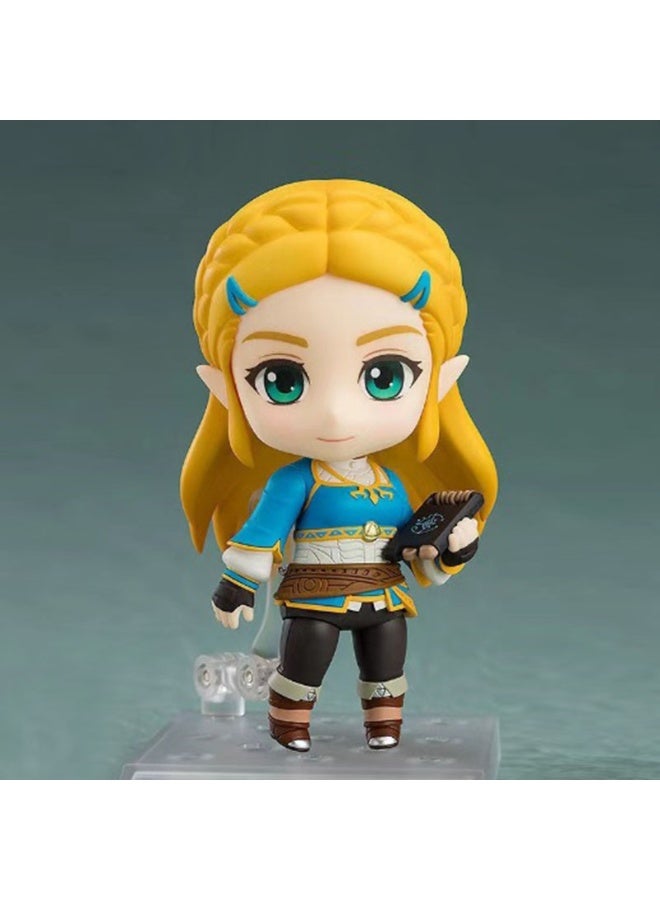 general The Legend of Zelda: Breath of the Wild Princess Zelda Movable Replacement Face Doll Model Decoration Desktop Decoration Toy Gift for Family and Friends - Image 1