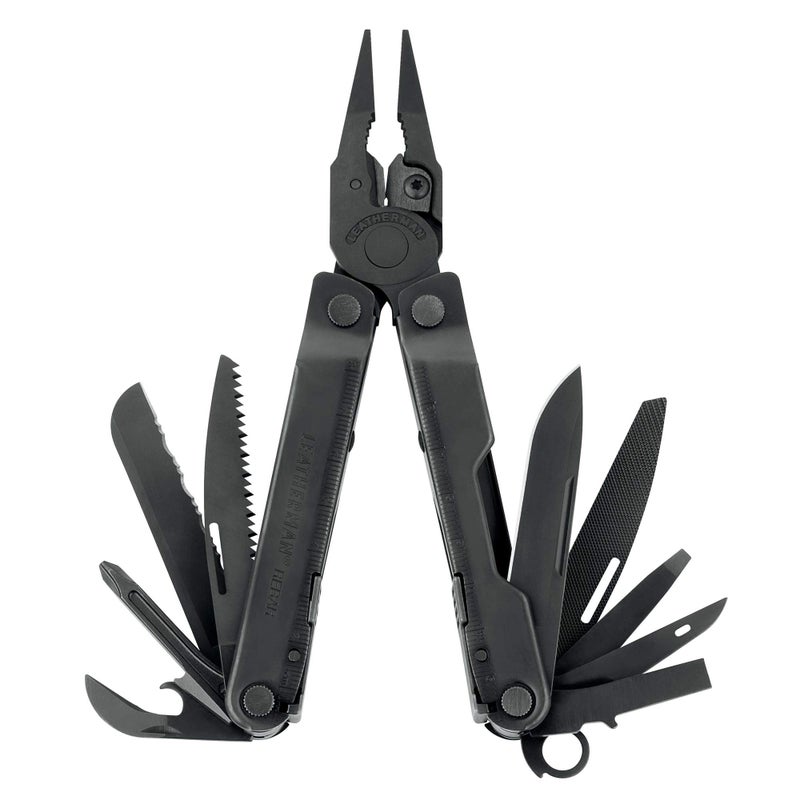 LEATHERMAN, Rebar Multitool with Premium Replaceable Wire Cutters and Saw, Black - Image 1
