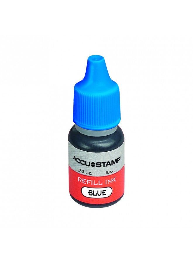 ACCU-STAMP Ink Refill for Pre-Ink Stamps, Blue, .35oz (090682)