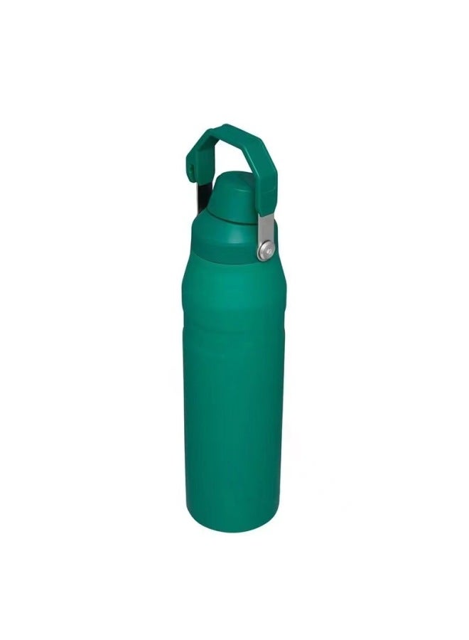 304 Stainless Steel Ice Cow Cup Double-layer Vacuum Portable Thermos Cup Car Portable Sports Kettle