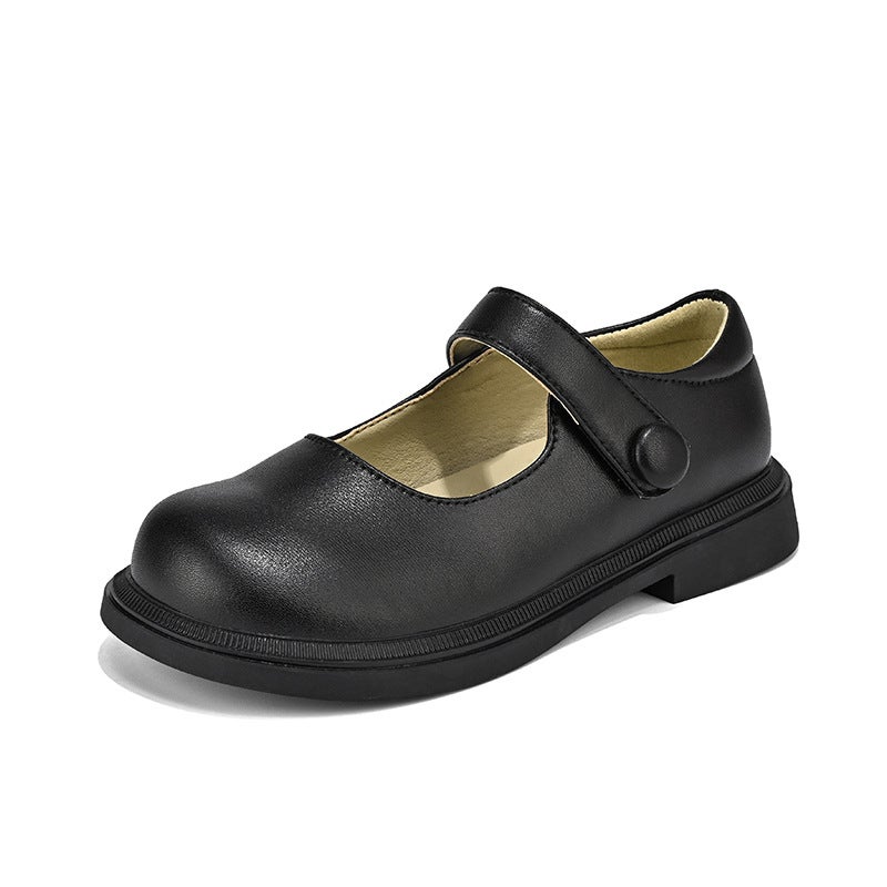 Girl'S Shoes Princess Shoes 2023 New Children'S Shoes Small Leather Shoes Baby Girl'S Shoes Non-Slip Single-Layer Shoes - Image 1