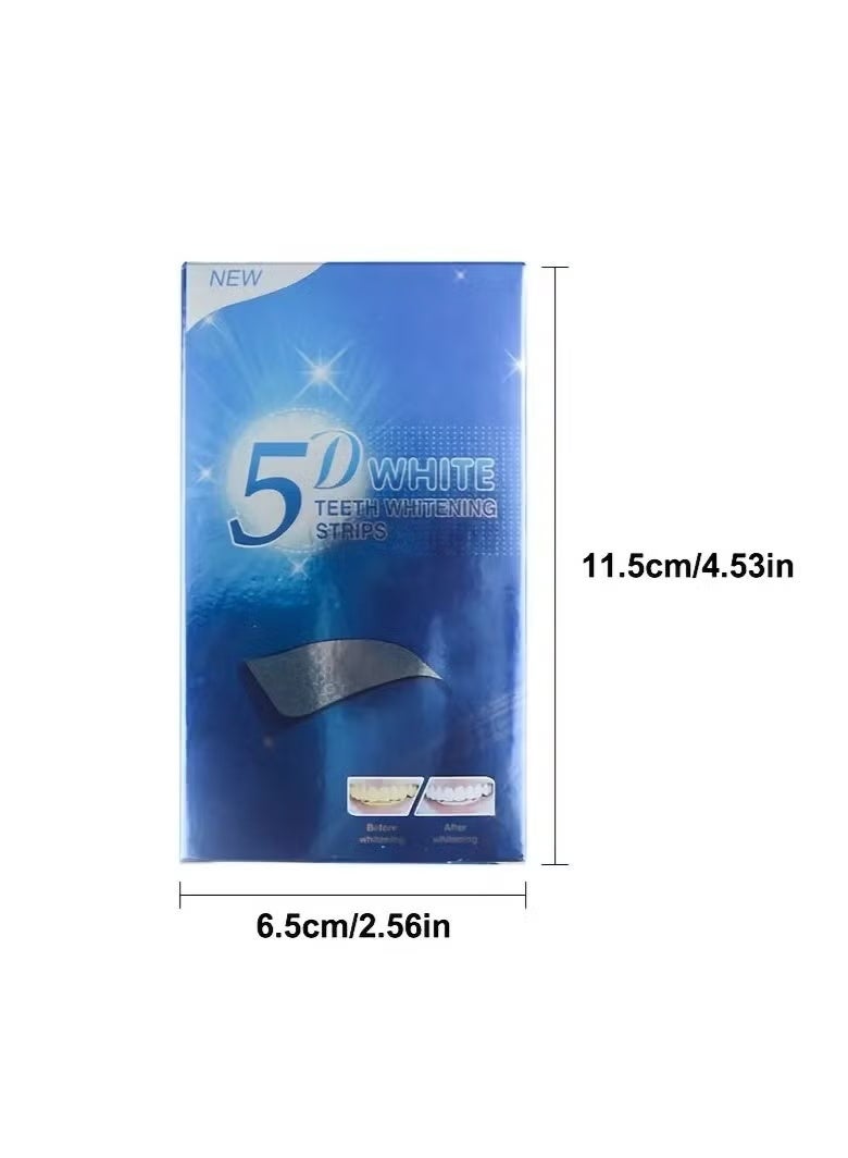 5دي 14 قطعة من شرائط تنظيف الأسنان، شرائط تنظيف غير حساسة لتنظيف الأسنان، وتنظيف البقع في المنزل والسفر - Image 3