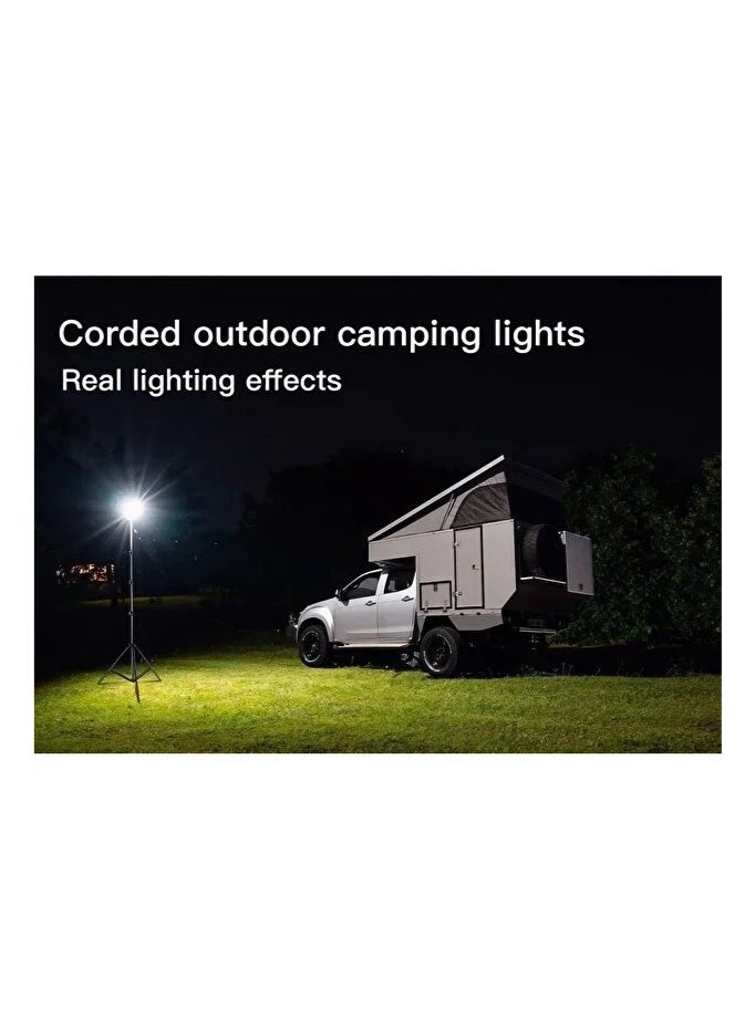 Biki Portable Outdoor Camping and Fishing Light – 800W – 12V with Tripod Stand - Image 2