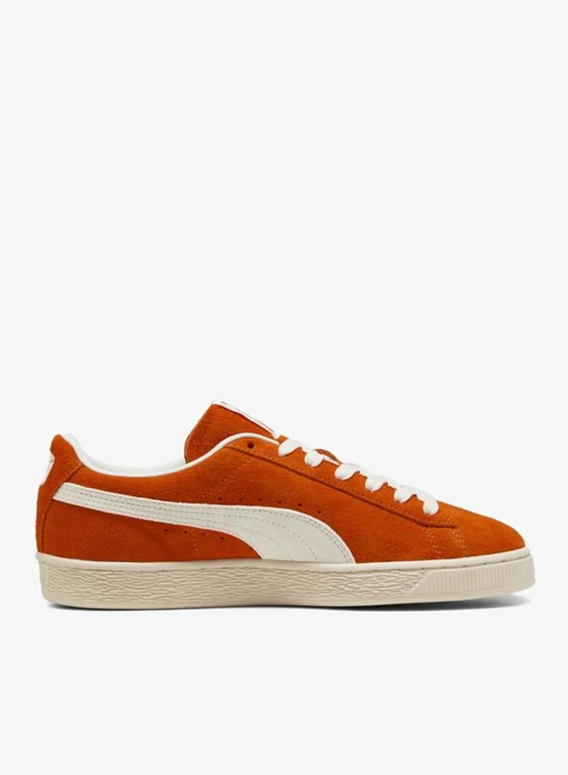 Puma Orange Glo-PUMA White Suede Charles F. Stead IV Sneakers Unisex for Men | Best Price UAE