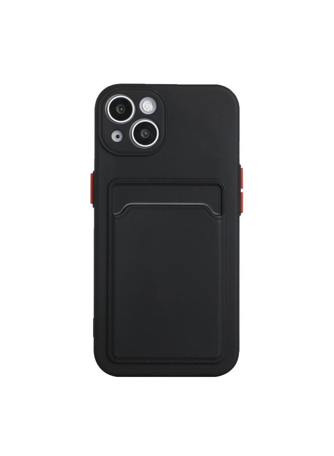 اس-توب جراب لهاتف iPhone 14 بتصميم فتحة بطاقة، جراب هاتف TPU مقاوم للصدمات - Image 2