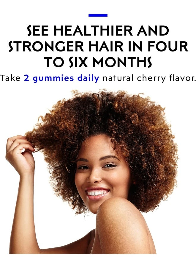 Elon Hair Gummies Cherry Flavor for Adults 60 Count - Image 5