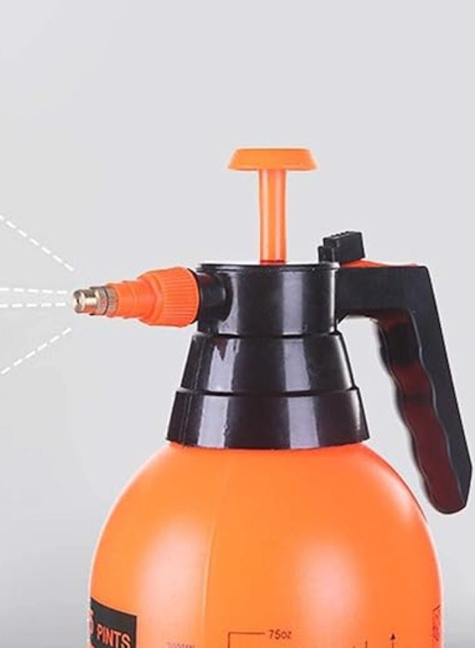فيتاشيلي زجاجة رذاذ الحديقة سقي الحديقة 3 لتر زجاجة رذاذ الماء لغسيل السيارات البخاخ الأوتوماتيكي الهوائي زجاجة برتقالية وعاء سقي حديقة الرش نمو النبات - Image 5