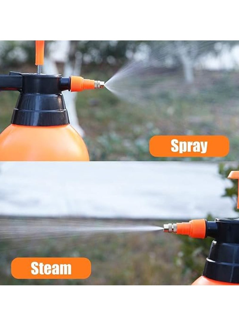 فيتاشيلي زجاجة رذاذ الحديقة سقي الحديقة 3 لتر زجاجة رذاذ الماء لغسيل السيارات البخاخ الأوتوماتيكي الهوائي زجاجة برتقالية وعاء سقي حديقة الرش نمو النبات - Image 3