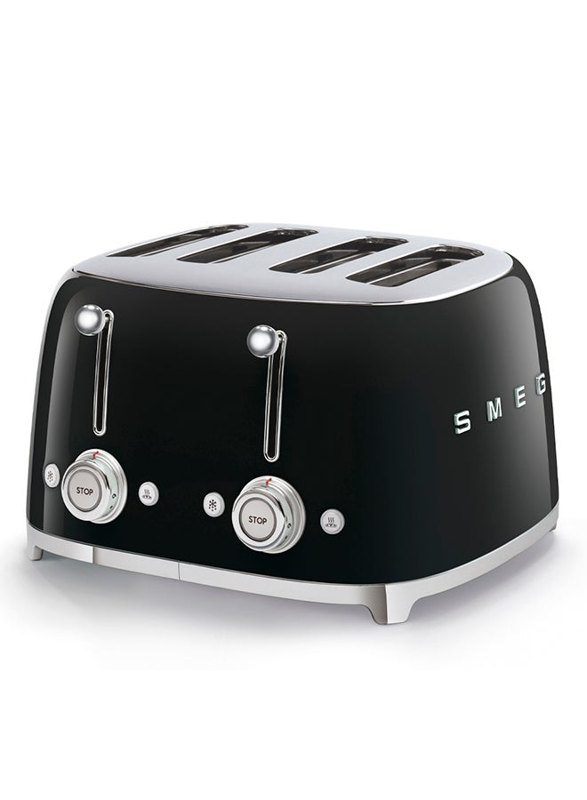 smeg 50's Style 4 Slice Toaster 4 Slices 2000 W TSF03BLAU Black - Image 2