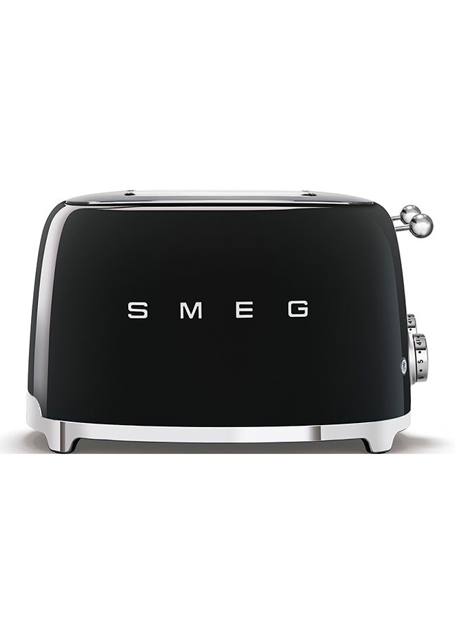 smeg 50's Style 4 Slice Toaster 4 Slices 2000 W TSF03BLAU Black - Image 1