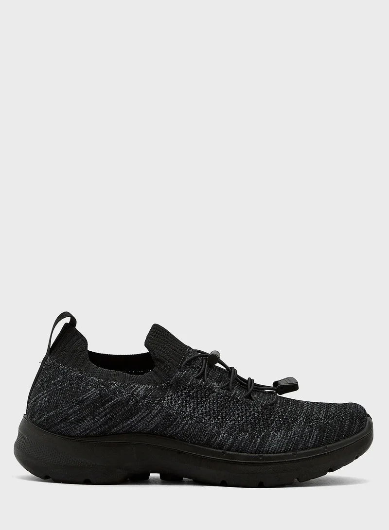 Seventy Five Knitted Toggle Lace Slip Ons