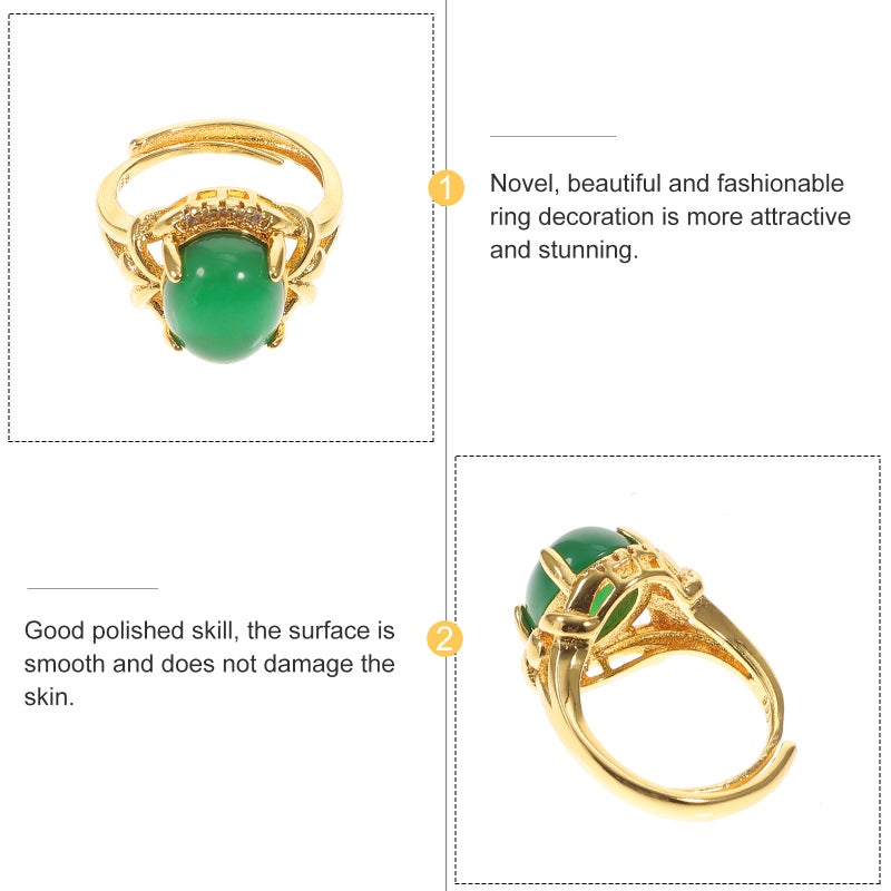 1pc Decorative Finger Woman Hand Decoration for Woman (Green) - Image 2