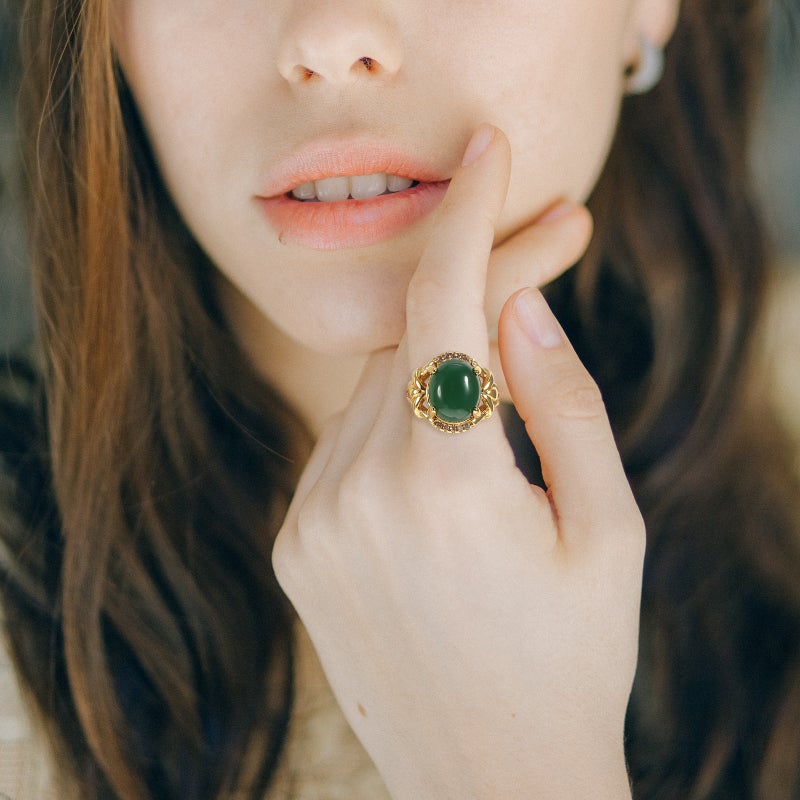 1pc Decorative Finger Woman Hand Decoration for Woman (Green) - Image 4