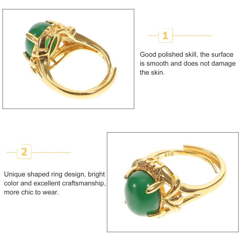 1pc Decorative Finger Woman Hand Decoration for Woman (Green) - Image 3