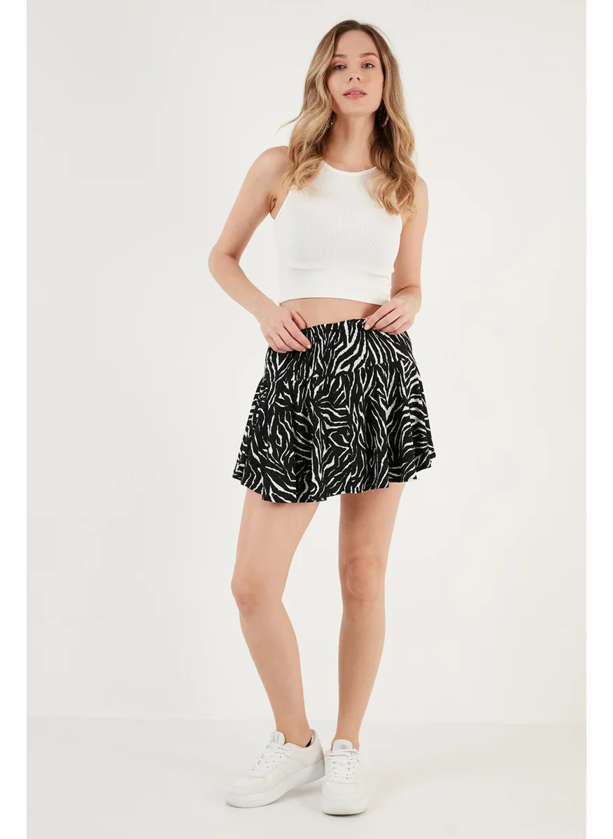 Lela Elastic Waist Mini Short Skirt Women's Skirt 5864024