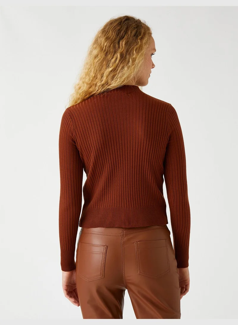 KOTON Turtleneck Sweater Knitted