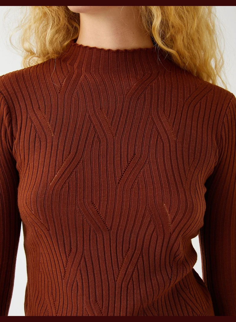 KOTON Turtleneck Sweater Knitted