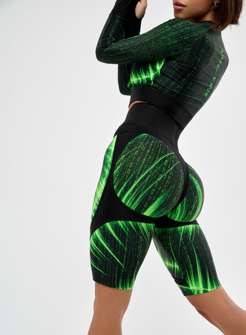 Bona Fide Premium High Waist Biker Shorts for Women – Push Up Workout Shorts for Gym & Fitness - Image 1