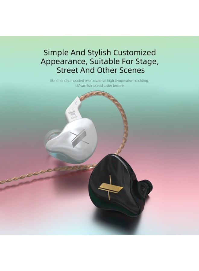 كي زد سماعات أذن KZ EDX HIFI داخل الأذن، سماعات مراقبة DIY، سماعات أذن 1DD رياضية لتقليل الضوضاء مع ميكروفون - Image 5