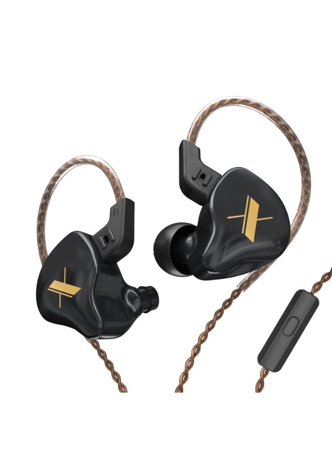 كي زد سماعات أذن KZ EDX HIFI داخل الأذن، سماعات مراقبة DIY، سماعات أذن 1DD رياضية لتقليل الضوضاء مع ميكروفون - Image 1