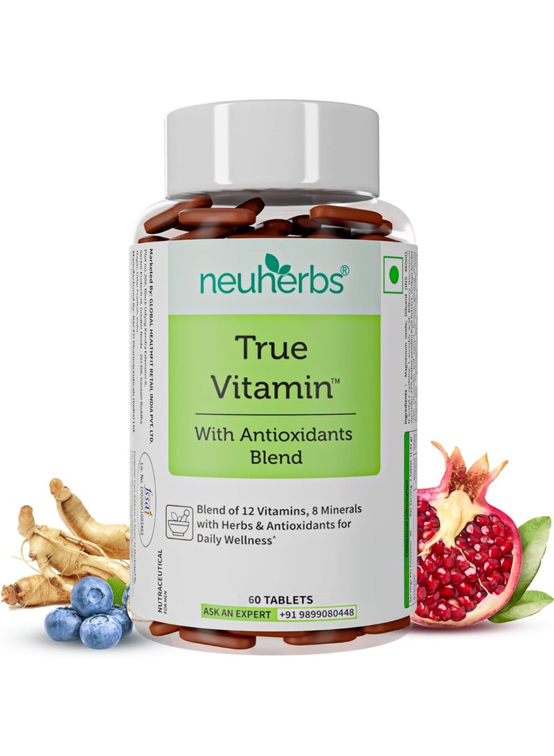 Neuherbs True Vitamin with Antioxidants blend tablets 60 - Image 1