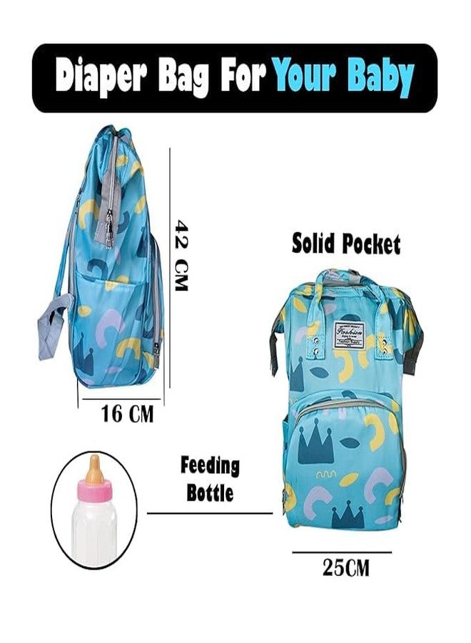 BAAL Waterproof Baby Backpack For Diapers, Milk Powder, Napkins, Wipes, Clothes And Baby Toys | Baby Diaper Bags For Travel Use (Multicolor,M8) - Image 2