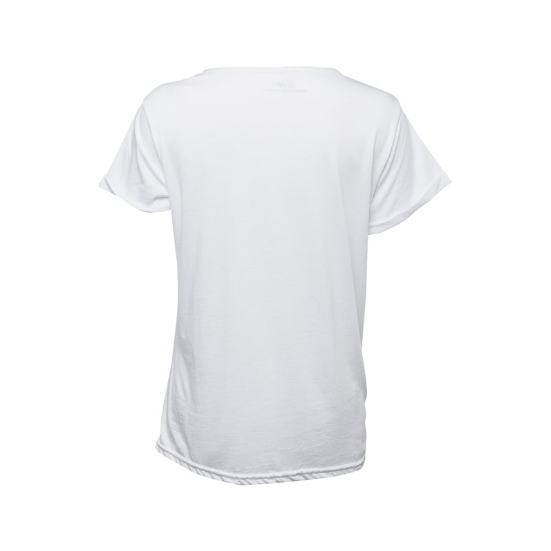 Faces Fashion Addict Women's T-Shirt, Custom Design, White Cotton T-shirt, Size L - Image 2