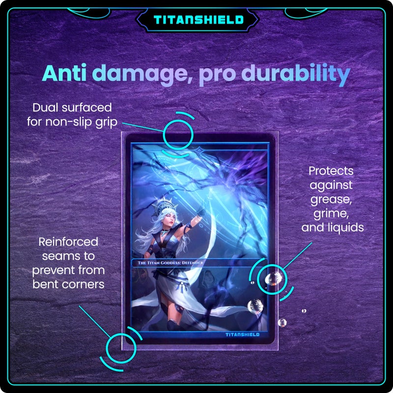 TitanShield Premium Card Sleeves | Compatible with Pokemon, One Piece, Lorcana, Flesh & Blood, & Magic The Gathering MTG | (150 Sleeves - Standard) (1, Clear, Standard | 66x91mm) - Image 5