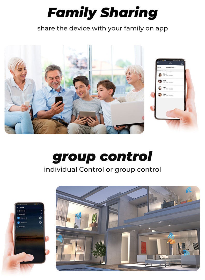 Smart home tripple switch WIFI + RF433  - Image 2