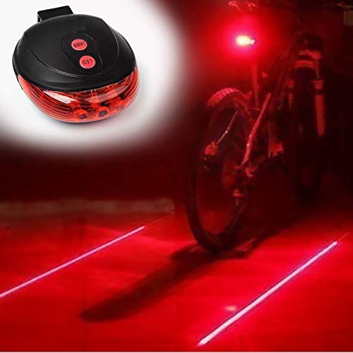 Inditradition Combo of Bicycle Bike Front Headlight (Rechargeable) & Laser LED Rear Tail Light (Battery) (Pack of 2) - Image 3