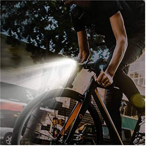 Inditradition Combo of Bicycle Bike Front Headlight (Rechargeable) & Laser LED Rear Tail Light (Battery) (Pack of 2) - Image 2