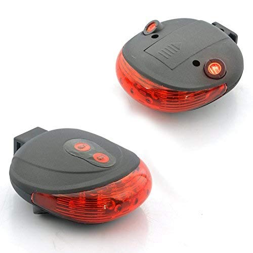 Inditradition Combo of Bicycle Bike Front Headlight (Rechargeable) & Laser LED Rear Tail Light (Battery) (Pack of 2) - Image 5