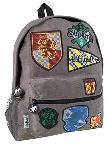 Harry Potter Kids Backpack Hogwarts School Bag Gryffindor Slytherin Hufflepuff - Image 1