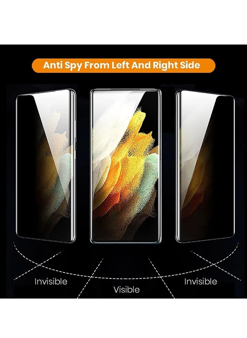 ELTRAZONE Lukione Privacy Screen Protector & Clear Case for Samsung Galaxy A35 5G – [1+2 Pack], HD Full Screen Film with Anti-Shatter Protection - Image 2