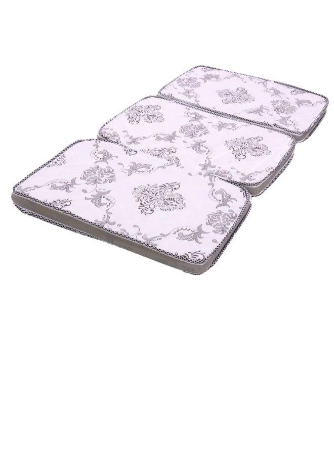 SMART HOME - Easy-to-carry foldable foam Single Size mattress with bag size 190x90 cm Thickness 6 cm White - Image 1