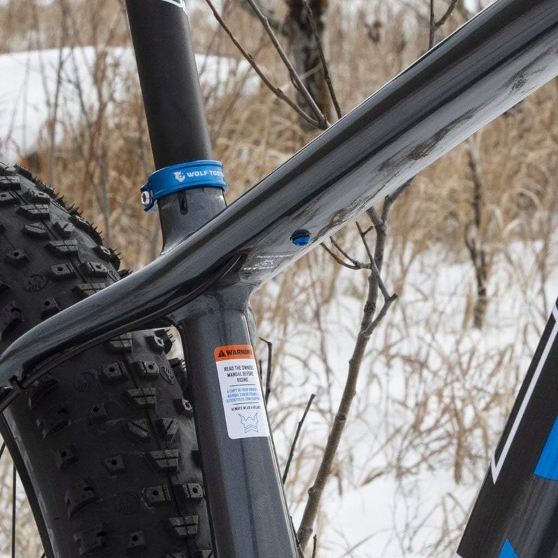 Wolf Tooth Precision-Machined Seatpost Clamp - Blue, 34.9/35mm - Image 5