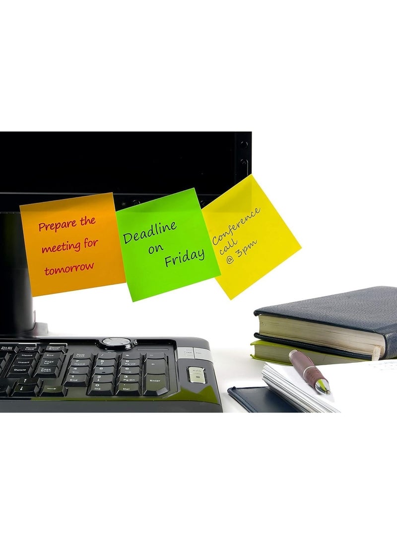 Sadaf - 6-Pack Sticky Notes 2x2 Inch Size Multicolour - Image 1