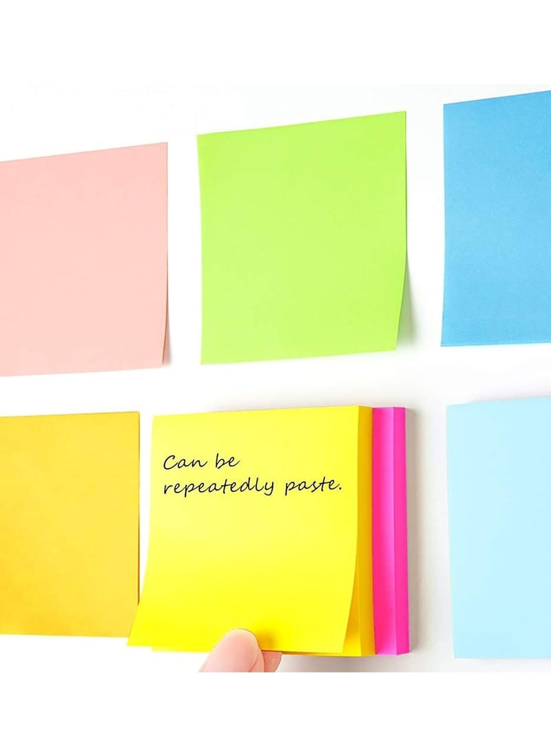 Sadaf - 6-Pack Sticky Notes 2x2 Inch Size Multicolour - Image 1
