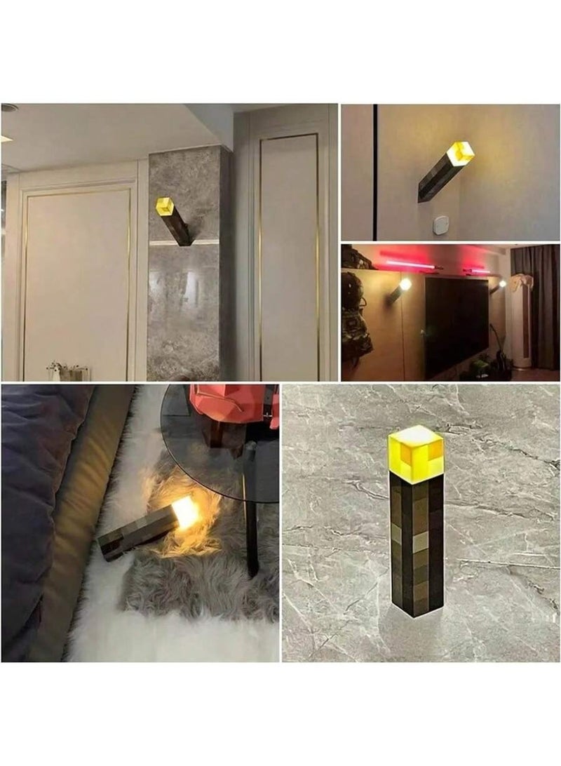 Rechargeable LED Flame Night Light – 4-Color Mood Lamp with 28cm USB Cable, Portable Decorative Wall or Table Lamp for Bedroom, Living Room, Gaming Room, Hallways & Home Ambience – Ideal Tech Gift - Image 4