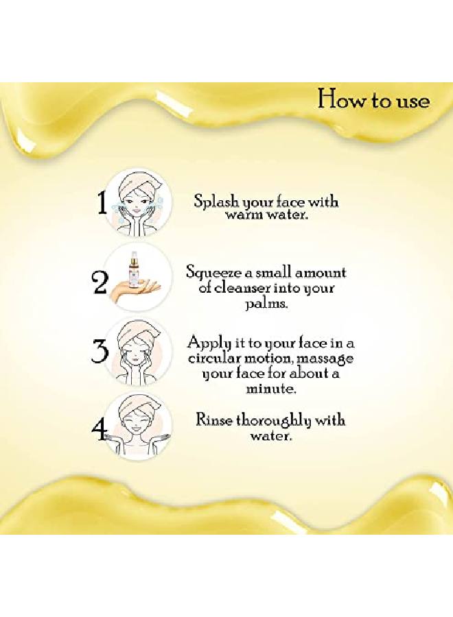 Seer Secrets 100% Natural Honey Geranium Face Cleanser For Dry Sensitive Skin | Porerefining | Deep Cleansing | Antiaging | Multi Cleanser | Suitable For Men Women | Pack Of 100Ml - Image 5