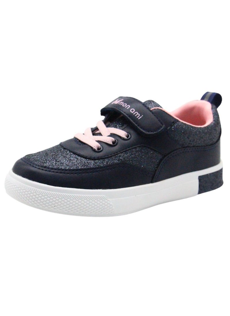 Mon Ami - Mon Ami Girls and Boys Sneakers & Hook & Loop Unisex-Child Lace Up Sneakers for kids - Image 1
