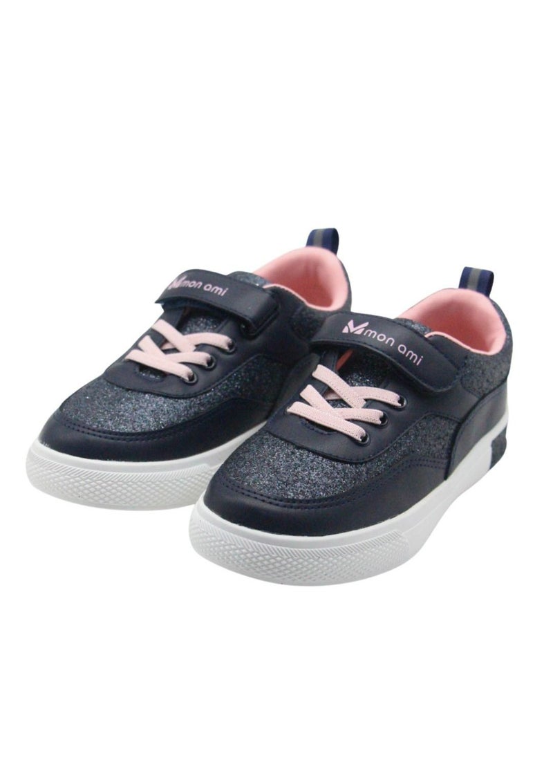 Mon Ami - Mon Ami Girls and Boys Sneakers & Hook & Loop Unisex-Child Lace Up Sneakers for kids - Image 1