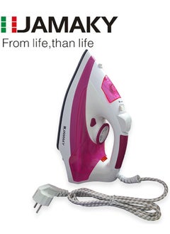 JAMAKY Italy Professional Portable Iron steam 2800W , 380ML Ceramic plate powerful high quality handheld garment steam , with Italian technology  - Image 1