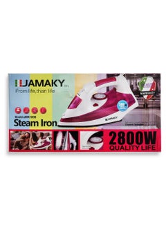JAMAKY Italy Professional Portable Iron steam 2800W , 380ML Ceramic plate powerful high quality handheld garment steam , with Italian technology  - Image 4
