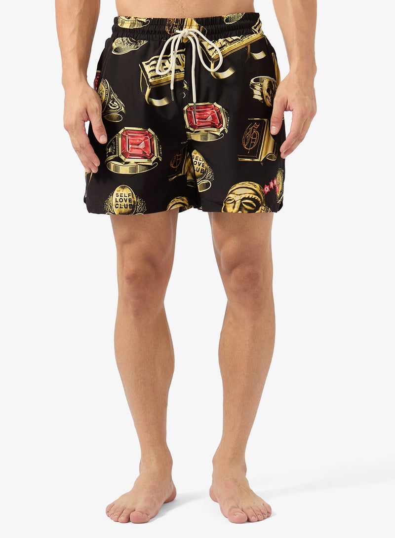 Grimey The Og Tour Swimming Shorts - Image 1
