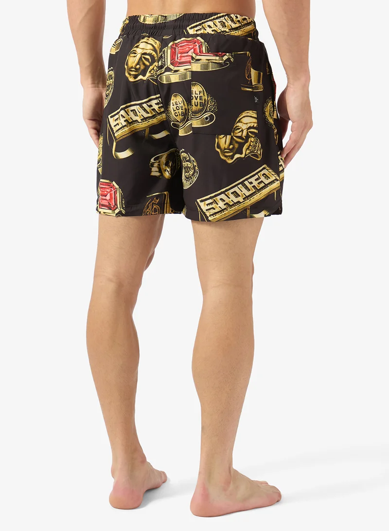 Grimey  The Og Tour Swimming Shorts for Men | Best Price UAE
