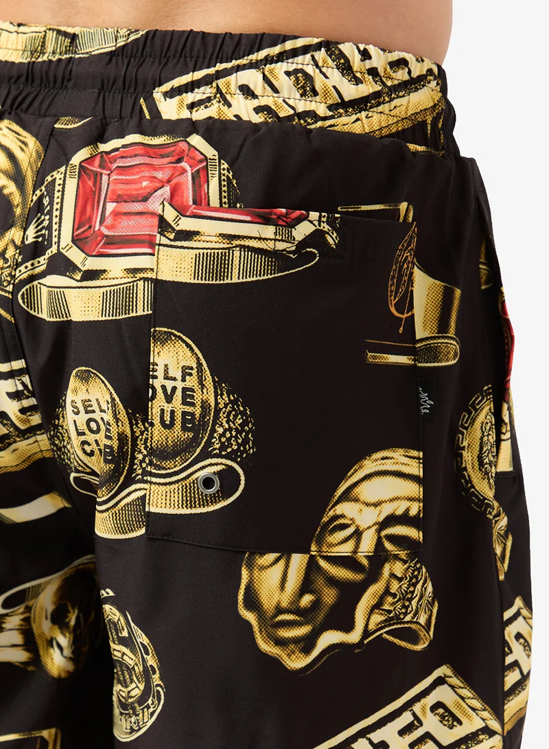 Grimey  The Og Tour Swimming Shorts for Men | Best Price UAE