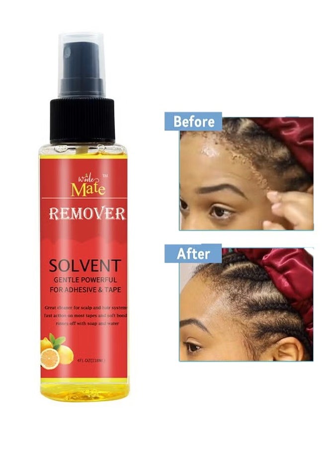 WodeMate Tape in Extension Remover Fast Acting，Remover Spray Hair Glue Bonding Residue Remover Solvent, Removes Adhesive Hair Glue, Lace Wig, Toupees，Double Sided Extension Tape 118ml  - Image 1