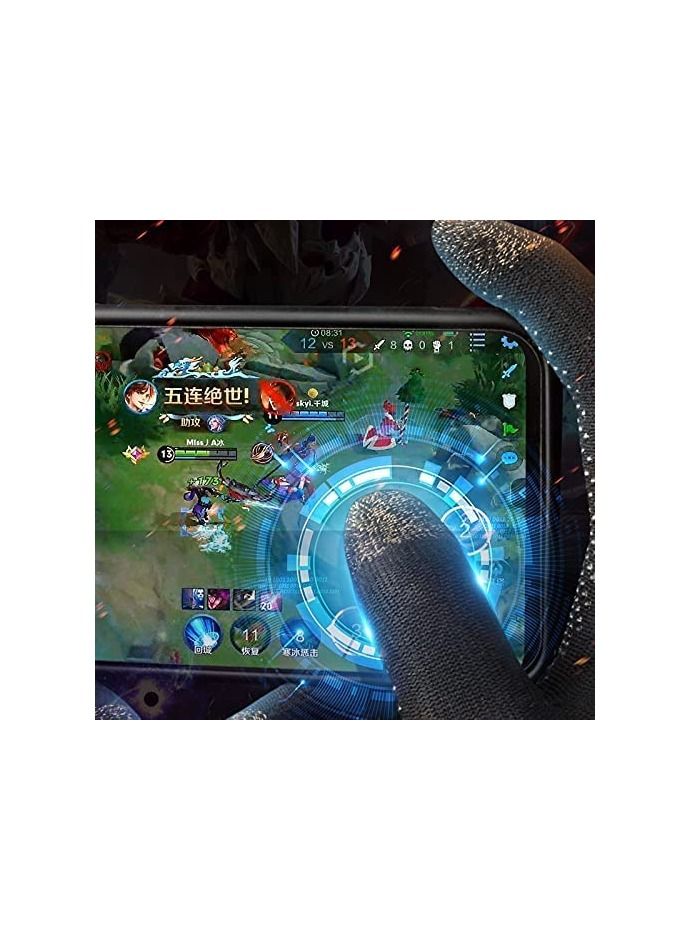 Memo High Quality Finger Sleeve for Mobile Phone Gaming Sweat-Proof Finger Cover Fingertip Gloves Game Non-slip Touch Screen - Image 3
