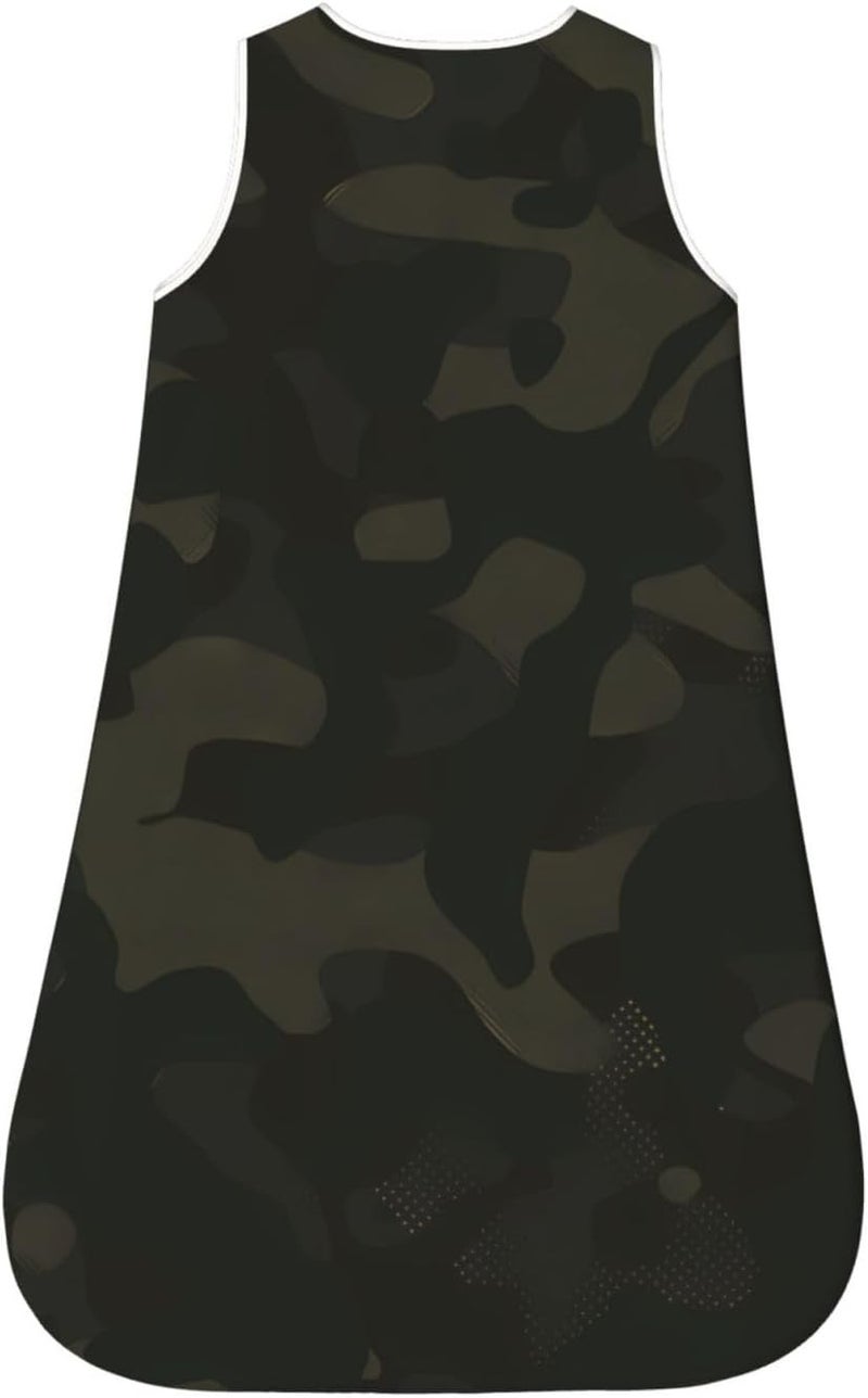 Camo Army Green Camouflage Design Pattern Baby Wearable Blanket Infant Boys Girls Sleeping Bags for Newborn Medium - Image 2